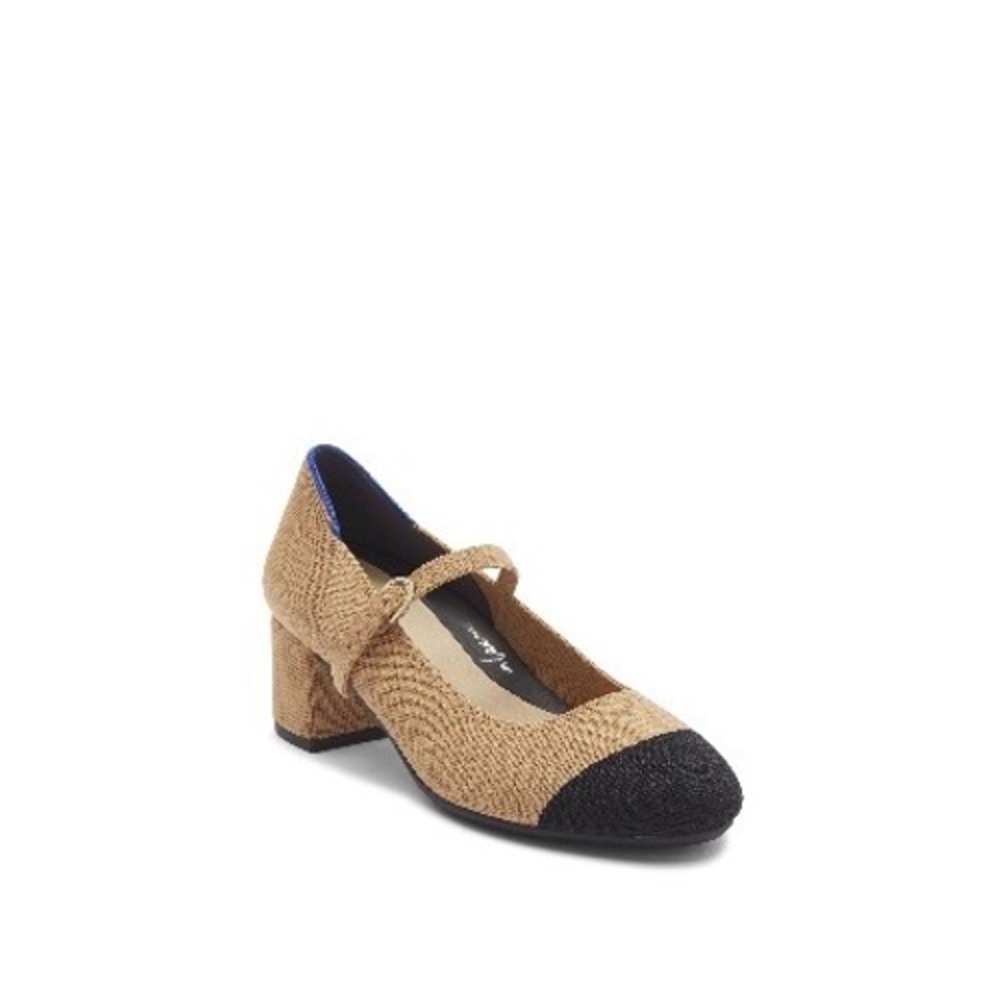New Rothy's Mary Jane Pump WREN CAP TOE Balletcore Minimalist Workwear Size 8